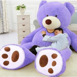 Giant Teddy Bear Plush Toy Huge  Soft Toys  Leather Shell